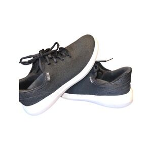 Kizik Womens 9.5 Madrid Eco Knit Black Comfort Lace‎ Up Shoes Hands Free  Mens 8